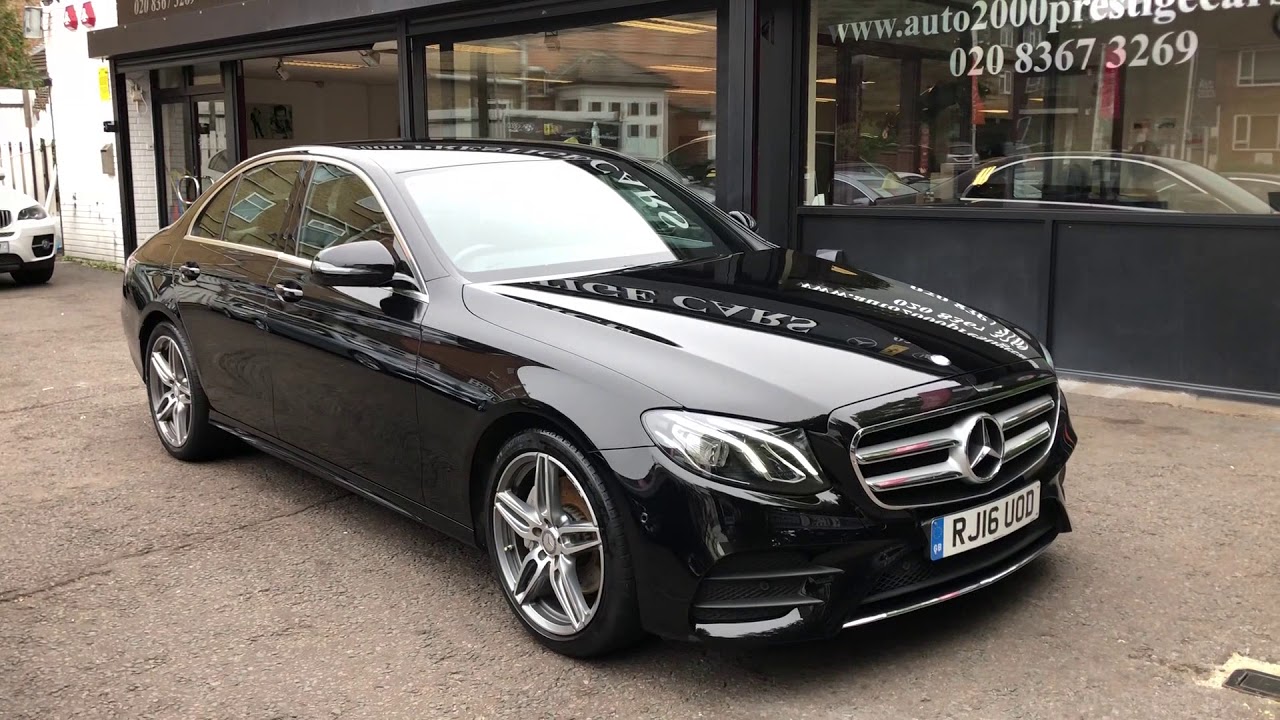 Mercedes e220 amg line saloon black 2016 for sale @ Auto 2000