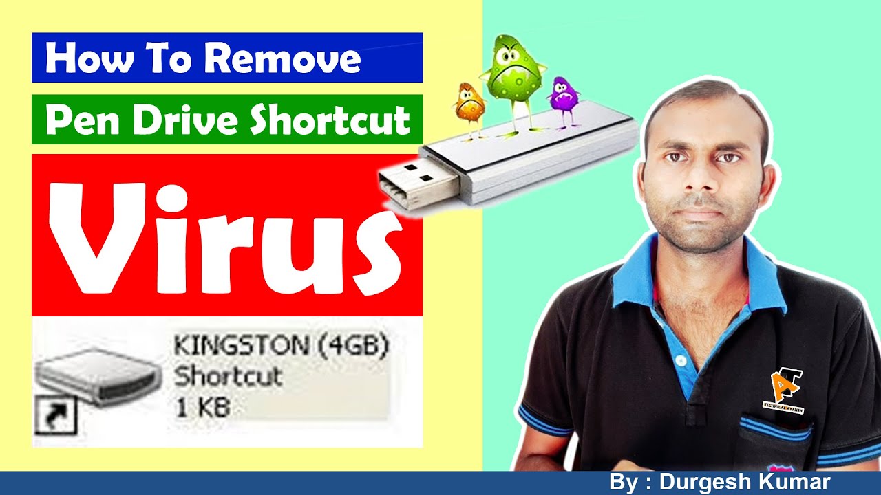 How To Remove Pen Drive Shortcut Virus | Pen Drive Se Shortcut Wala Virus Kaise Hataye | 2022