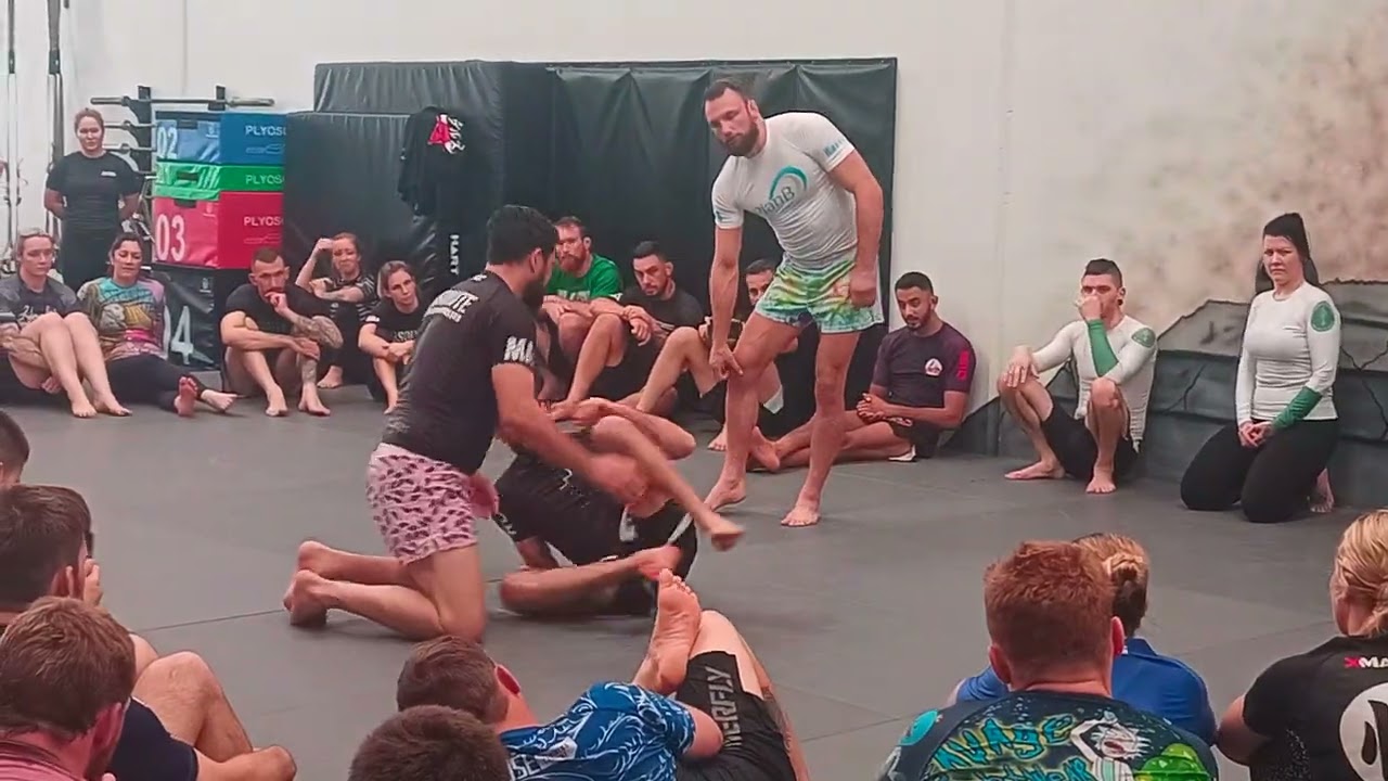 Craig Jones Seminar Part 5 - Octopus Half Guard to back take