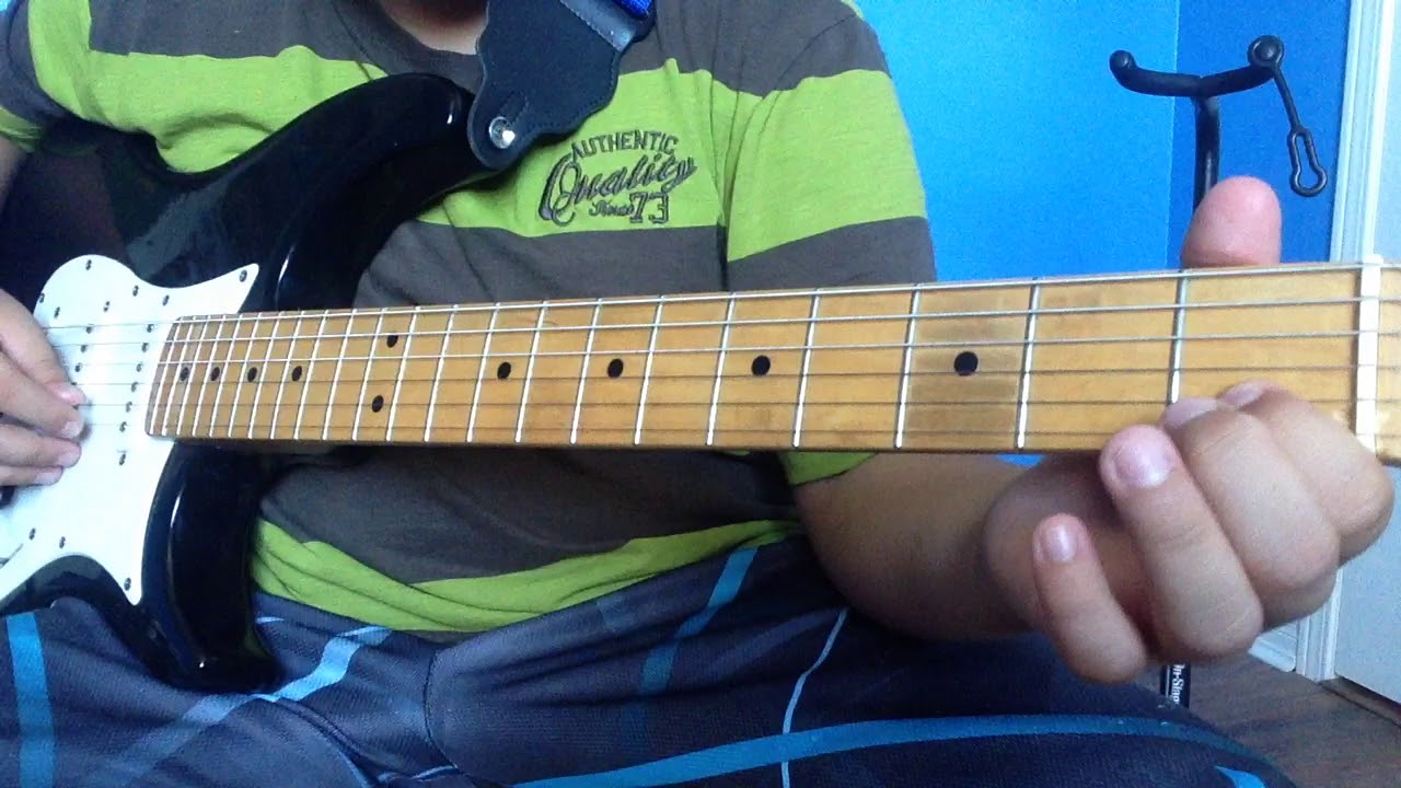 How to play happy birthday on electric guitar