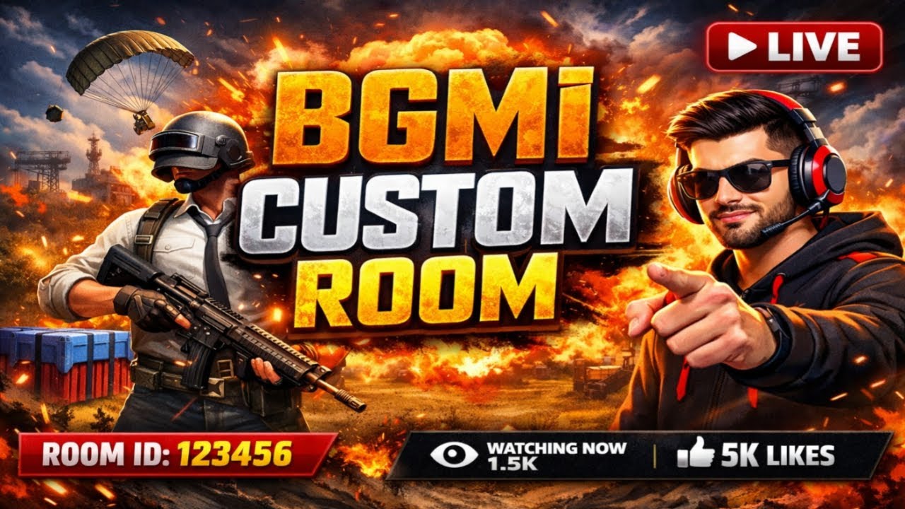 BGMI LIVE CUSTOM ROOM ||  Custom Rooms || PUBG MOBILE LIVE CUSTOM ROOMS#customroombgmilive #bgmilive