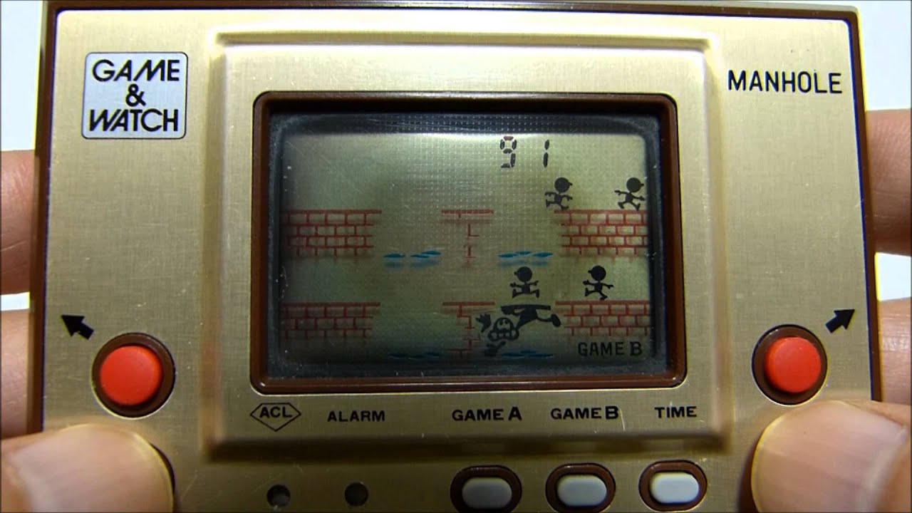 【高画質HD】ゲームウォッチ・マンホール(GAME&WATCH・MANHOLE) 開封・取説・ゲーム風景