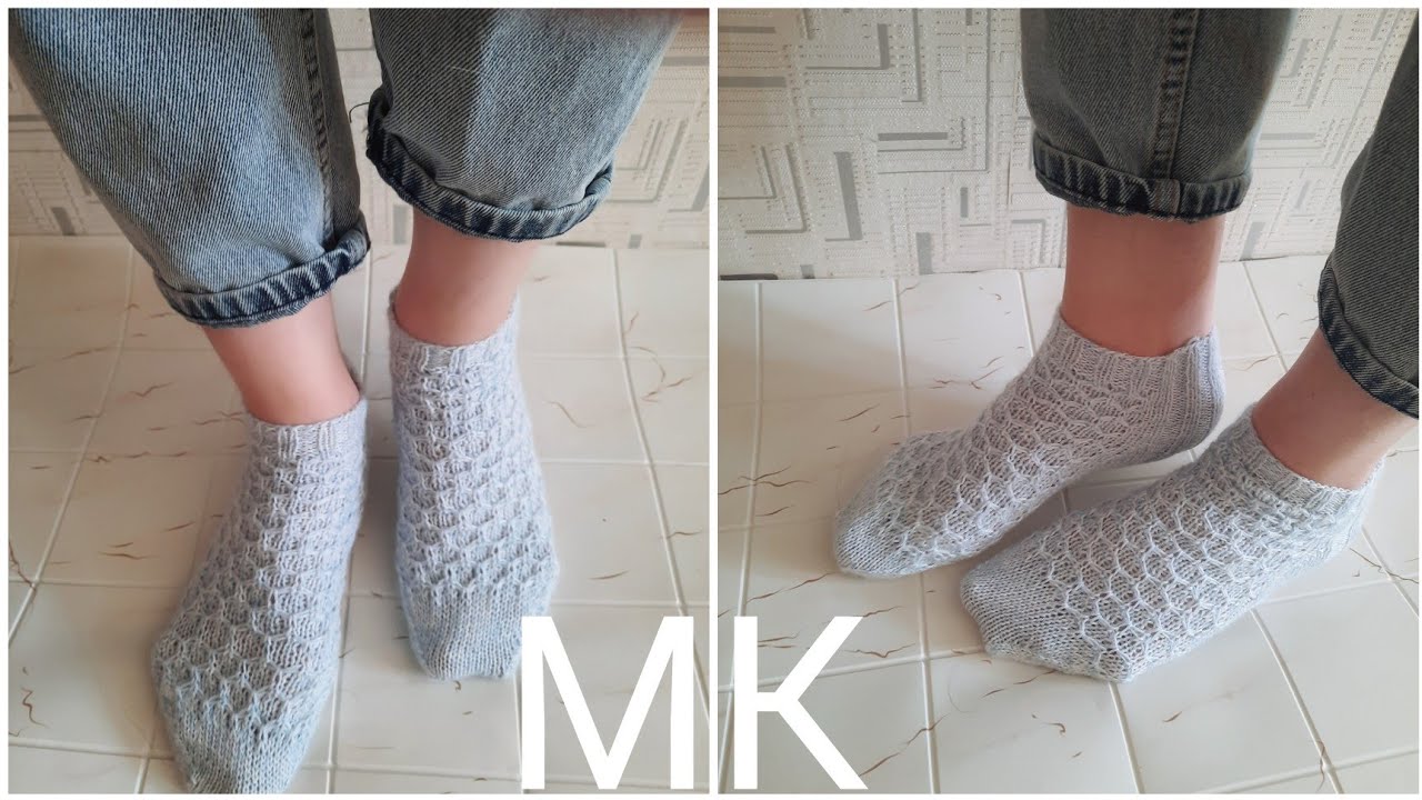 #вязание #носки_спицами   Мастер - класс носочков с французской пяткой