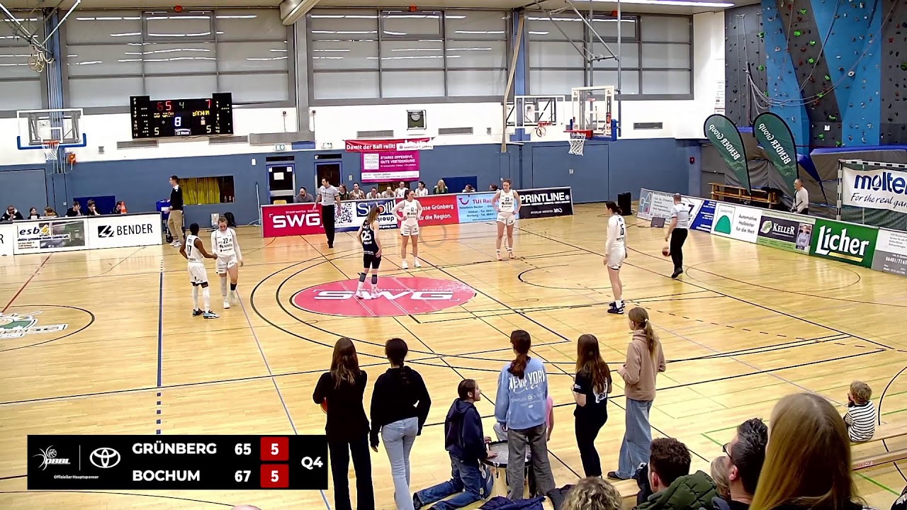 Spieltag 19: Bender Baskets Grünberg vs. VfL VIACTIV-AstroLadies Bochum