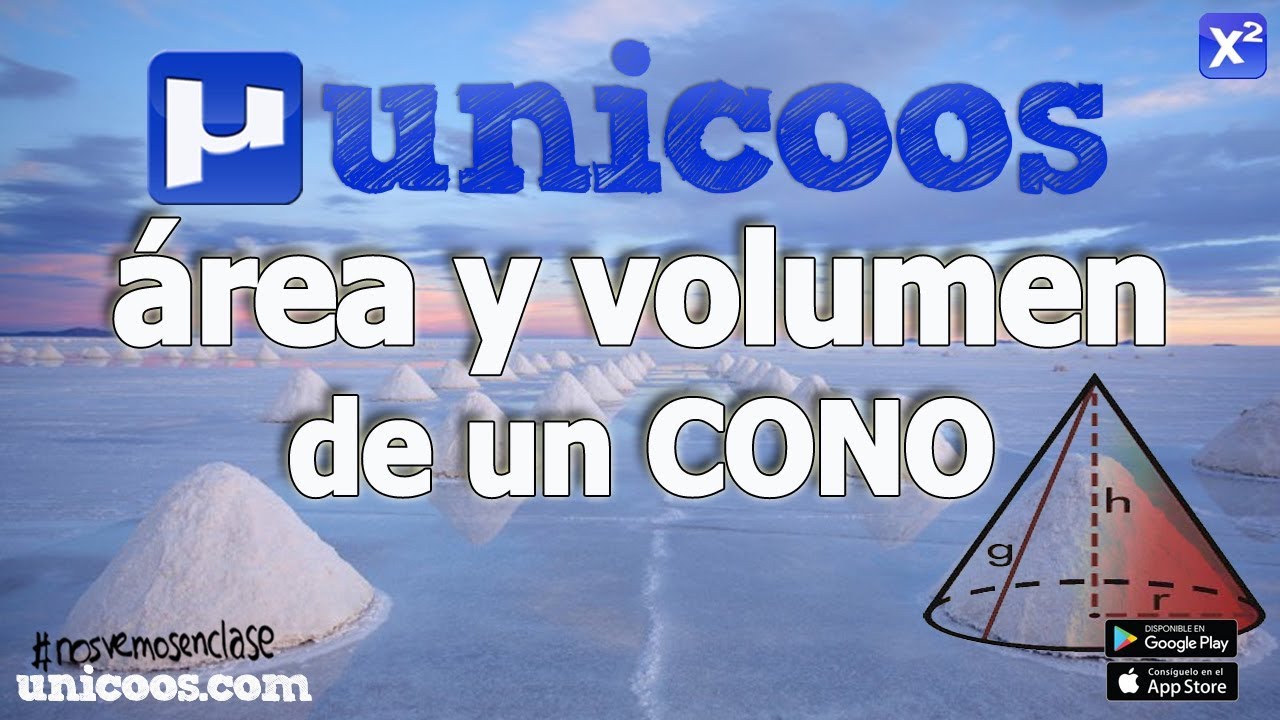 Volumen y superficie de un CONO - SECUNDARIA (3ºESO)