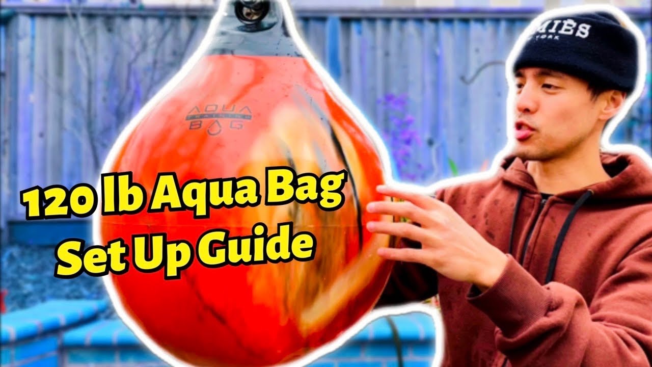 КАК ПОДВЕШИТЬ И НАПОЛНИТЬ БОКСЕРСКУЮ МЕШКУ AQUA (18 ДЮЙМОВ, 120 ФУНТОВ) 💧🔥