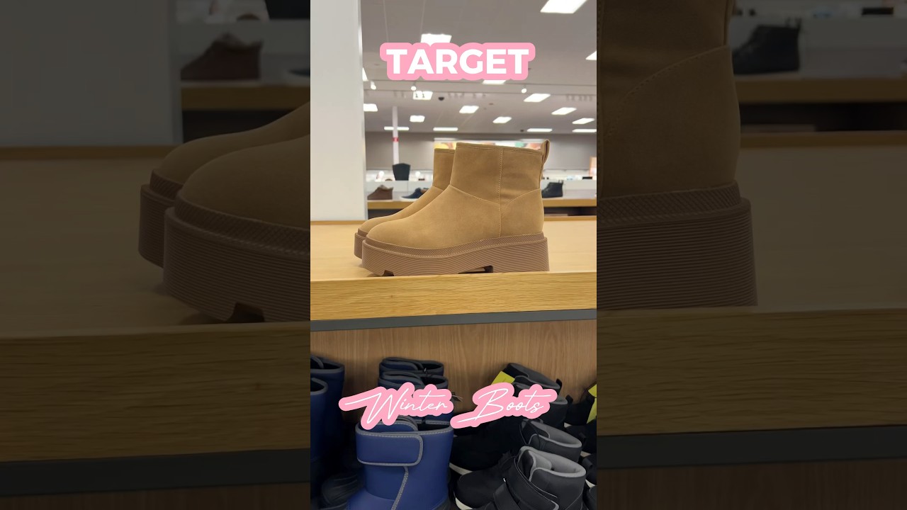 The Cutest Winter Boots at Target #targetfinds