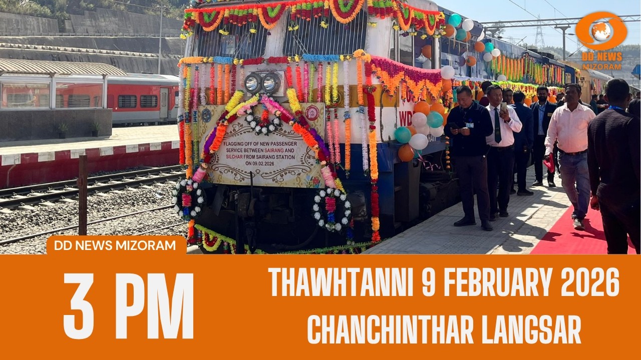 DD News Mizoram Chanchinthar Langsar | 9 February 2026 | 3:00 PM
