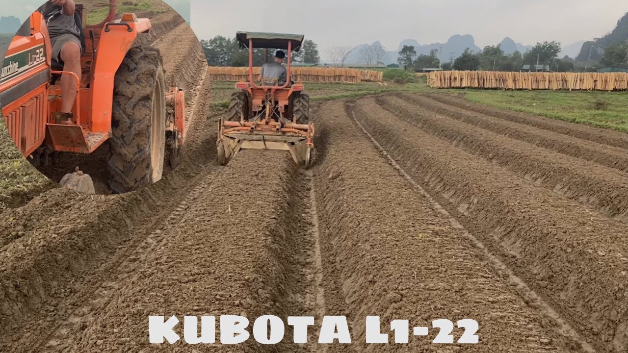 Kubota l1-22 phay ép luống cực khét cực đẹp có 1.0.2 tại L.S