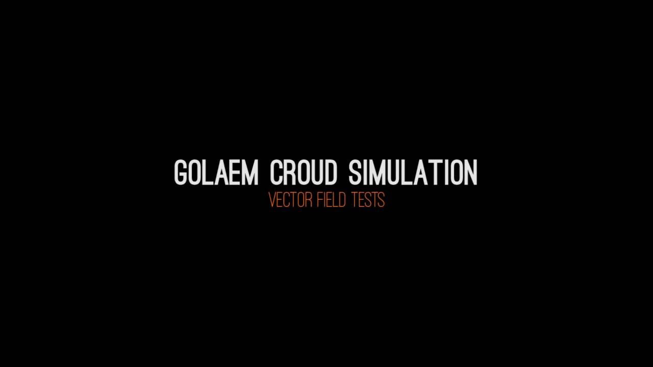 Speed Edit - Golaem Croud Simulation Vector Fields
