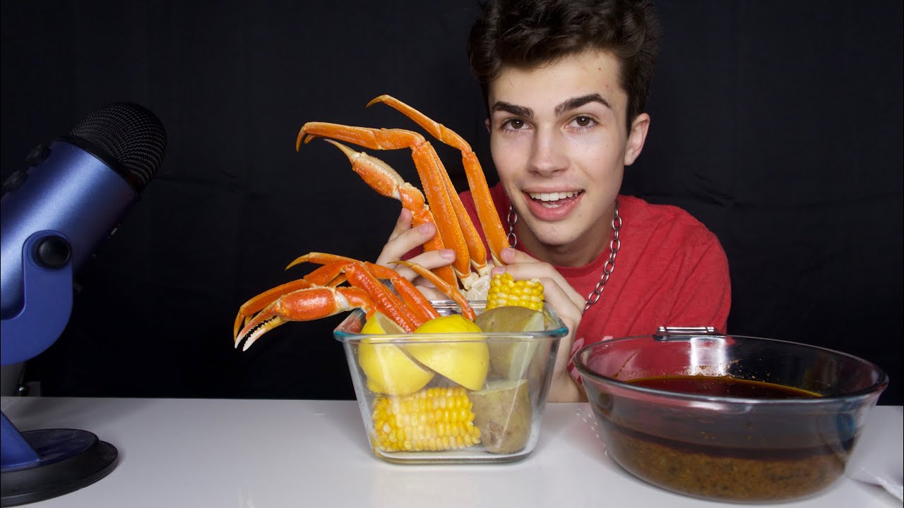 ASMR- Seafood Boil Ft Blove's Life Sauce!