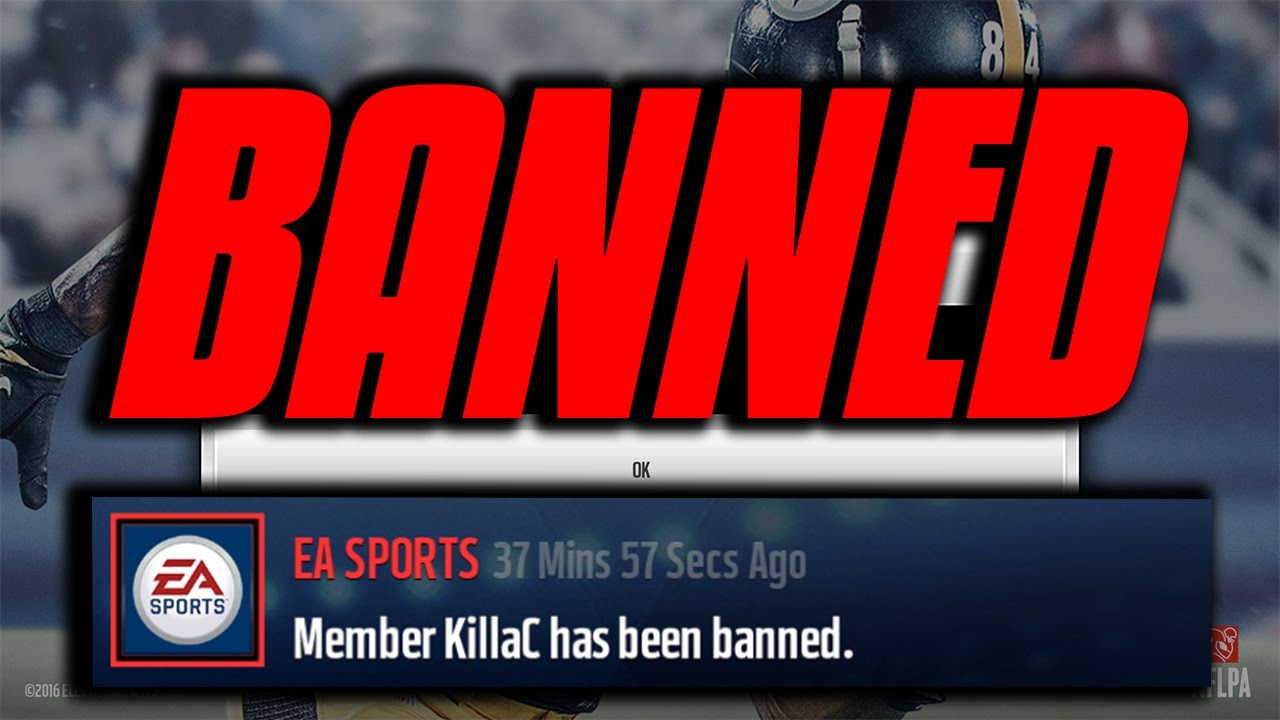 I am BANNED from Madden Mobile 17.