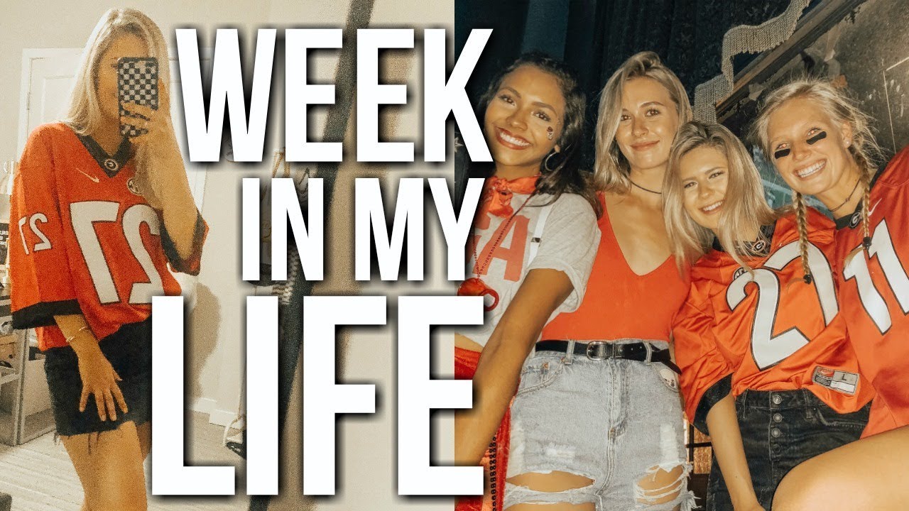 college week in my life: first week of classes | university of georgia