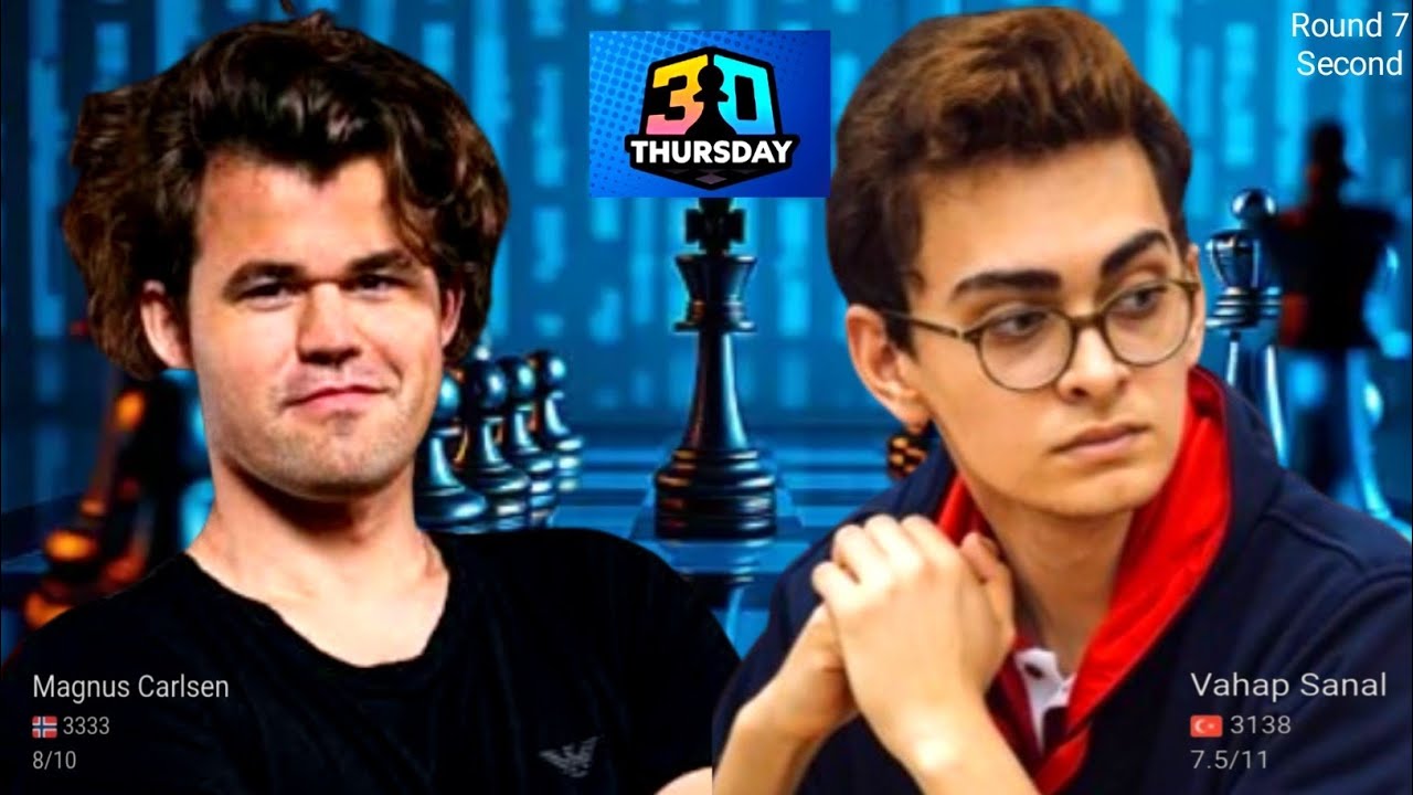 Thursday 3+0 ⚡ Magnus Carlsen vs Vahap Sanal, in Match 2026 || chesscom 