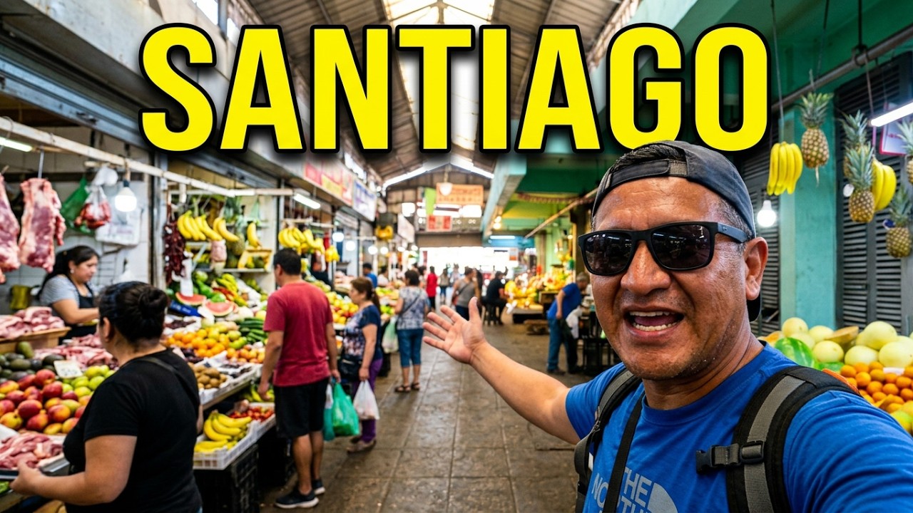 Así  es el Mercado  LA VEGA  CENTRAL en  SANTIAGO de Chile 🇨🇱