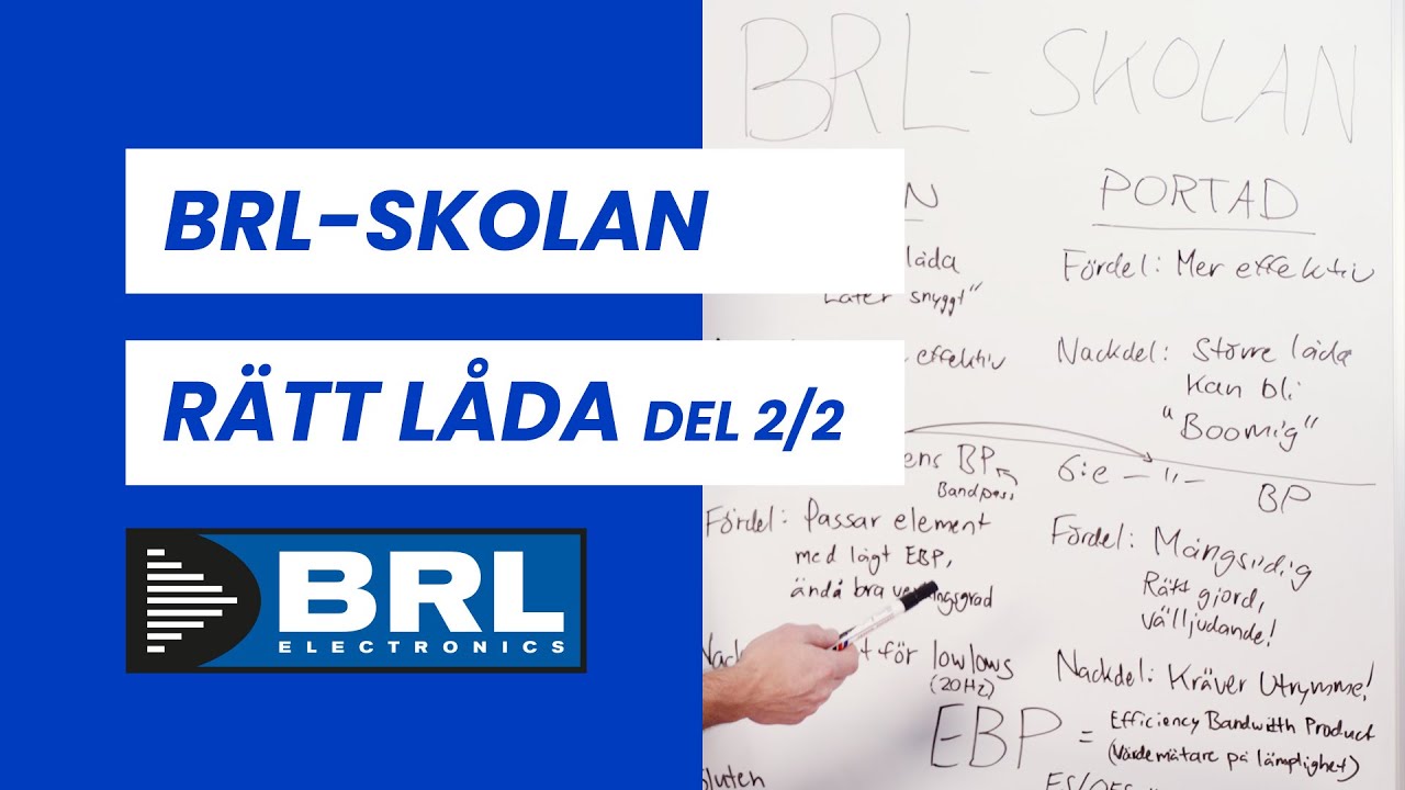 BRL-skolan: Rätt typ av baslåda för dig! (Del 2)
