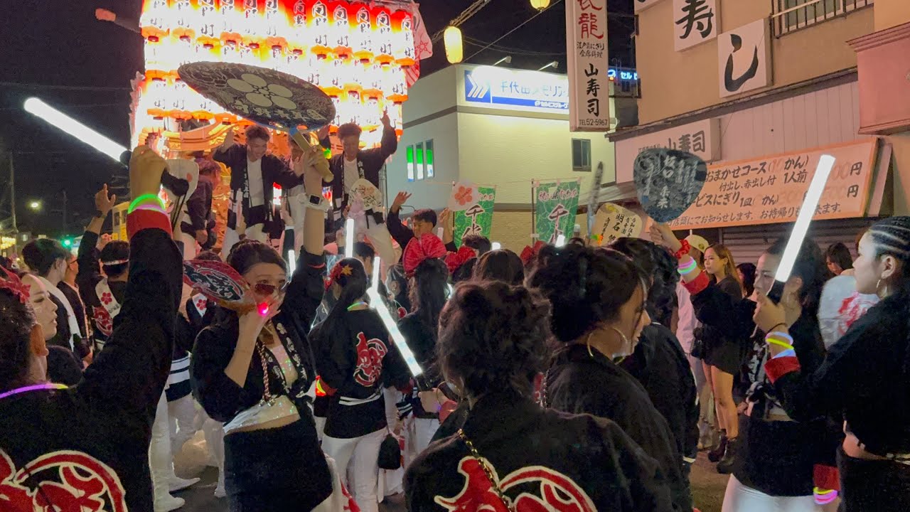令和６年　河内長野　市東ぶん回し　向野ぶん回しと曳き歌