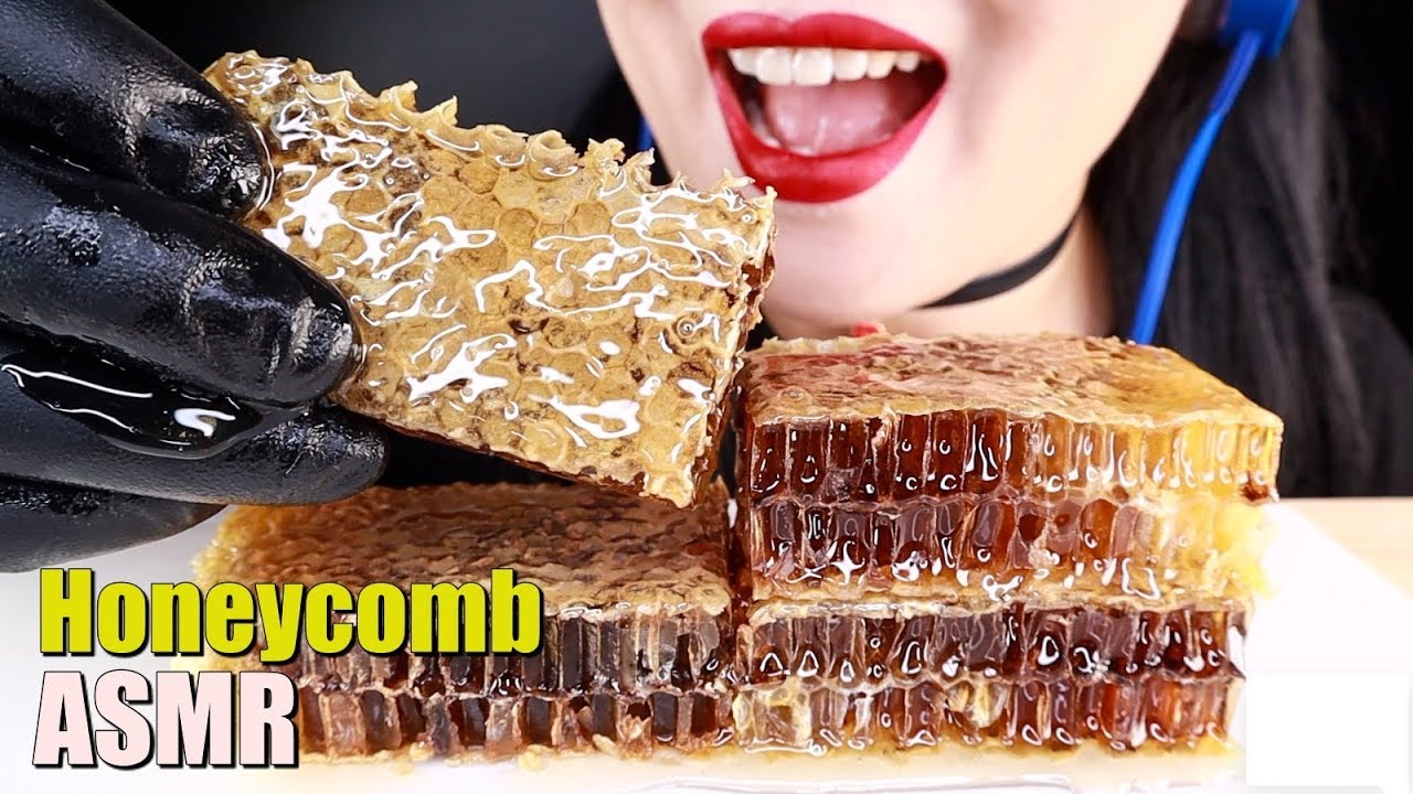 벌꿀집, 벌집꿀 ASMR 리얼사운드 먹방 / Korean Honeycomb MUKBANG / NO TALKING