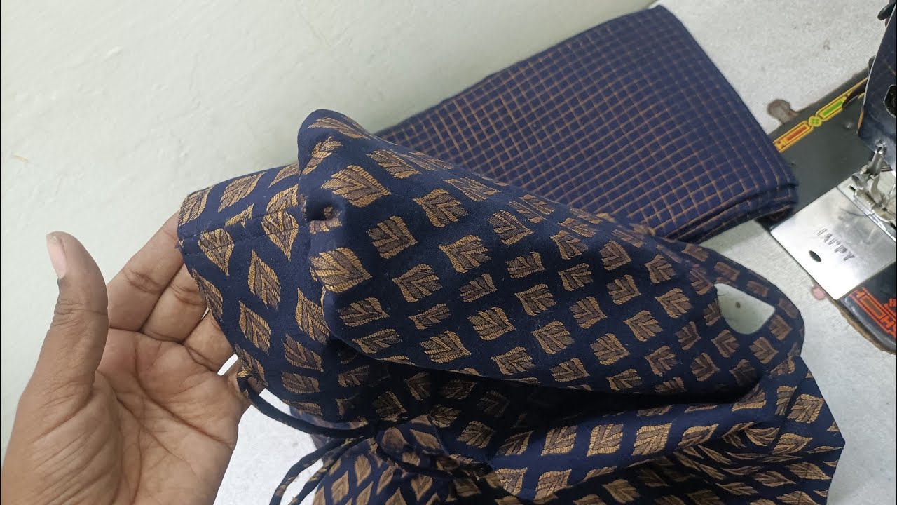 Trending shoulder Puff with holes sleeve design cutting and stitching for blouse 