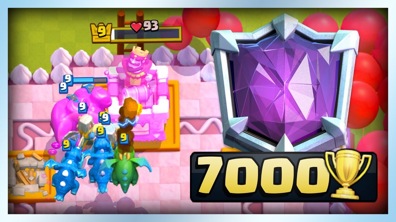 JE TENTE LES 7000 TROPHÉES sur CLASH ROYALE !!
