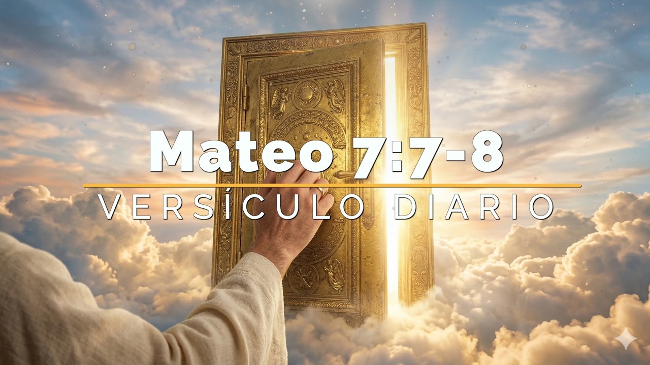 ¿Sientes que tus oraciones no llegan a Dios? - Versículo diario: Mateo 7:7-8