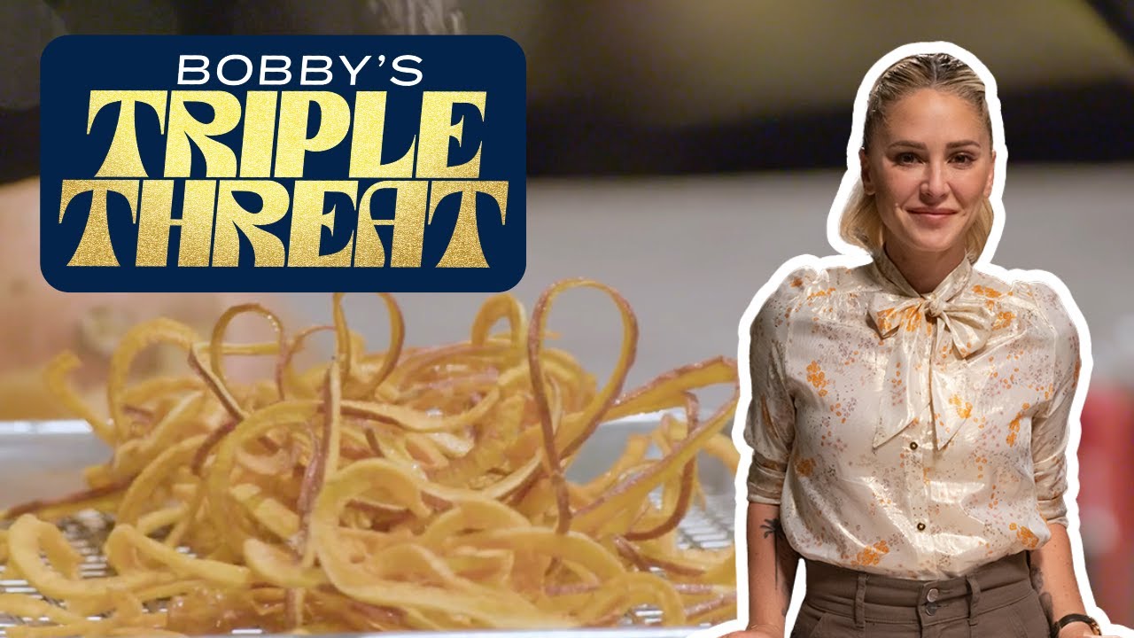 Brooke Williamson's Spiralizer Technique | Bobby's Triple Threat | Food Network