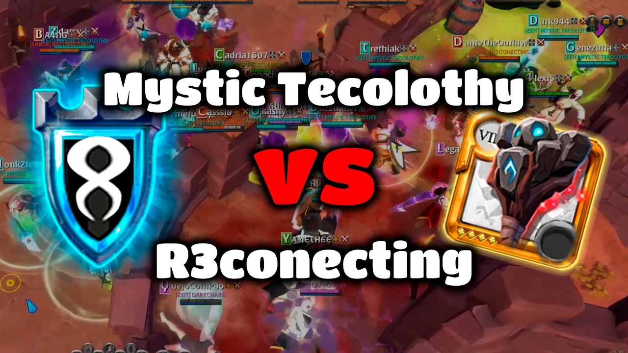 Mystic Tecolothy vs R3conecting - Caller PoV | Albion Online ZvZ.