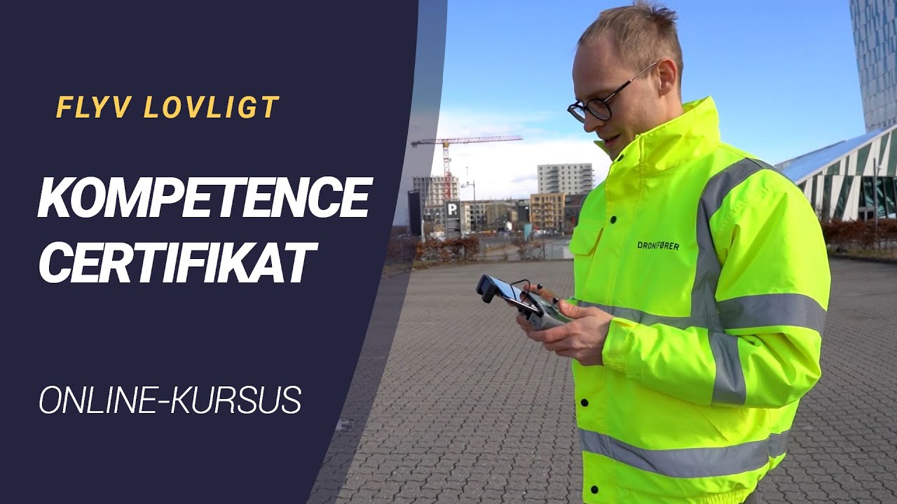 Kompetence-certifikatet - online-kursus hos Droner.dk