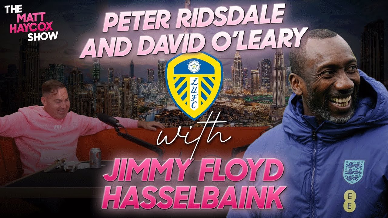 Peter Ridsdale and David O'Leary at Leeds United