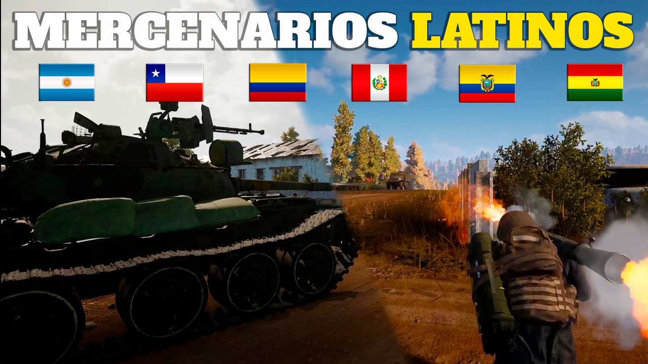 MERCENARIOS LATINOS luchando en EUROPA | SQUAD Gameplay Español