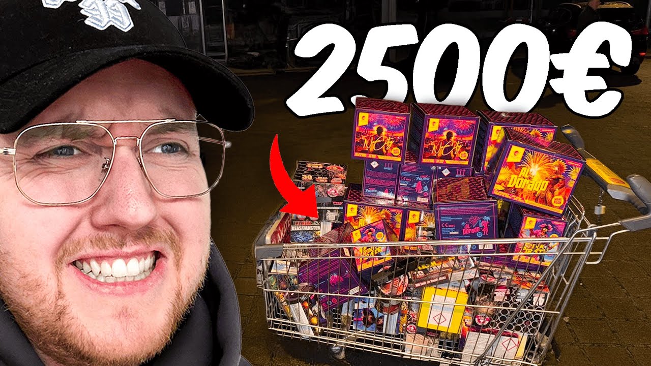 ER gibt 2500&euro; f&uuml;r FEUERWERK AUS? V&Ouml;LLIG IRRE! 🤯 🧨 | Zarbex reagiert auf Silvester Eink&auml;ufe 