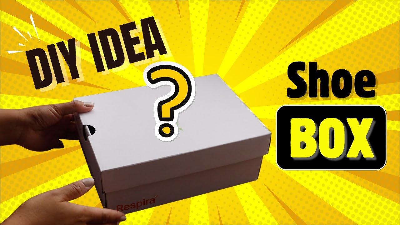 Don&rsquo;t Throw Away Shoe Boxes! RECYCLE! Turn it into something usable!👍🤩