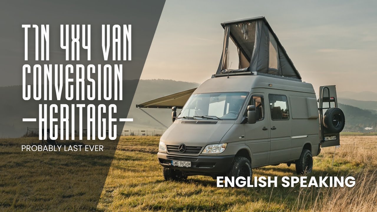 VAN TOUR ENG I HERITAGE I Classic T1N 4x4 Sprinter Offroad Camper I Back to the roots of AVC