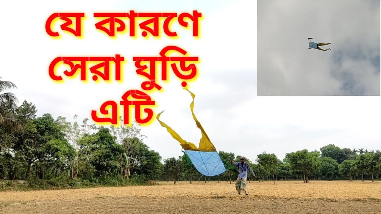 Flying kite village field || কুয়ারি ঘুড়ি উড়ানো || Chong kite flying
