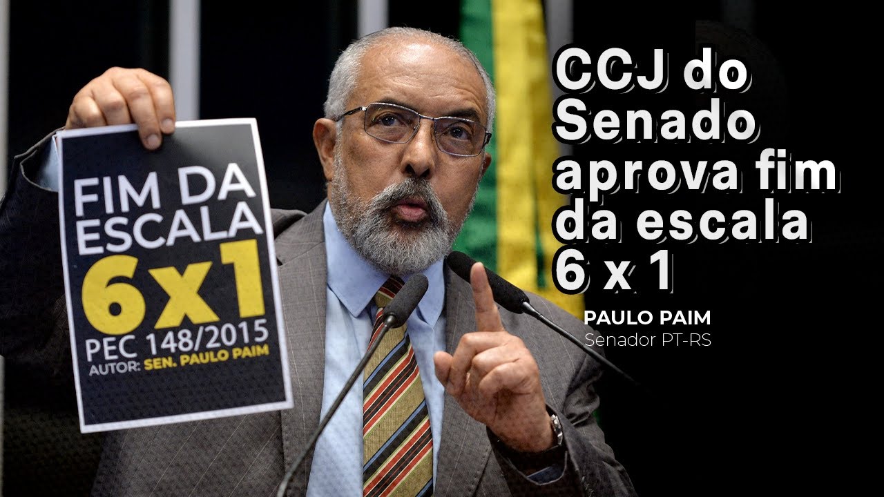 CCJ do Senado aprova fim da escala 6 x 1