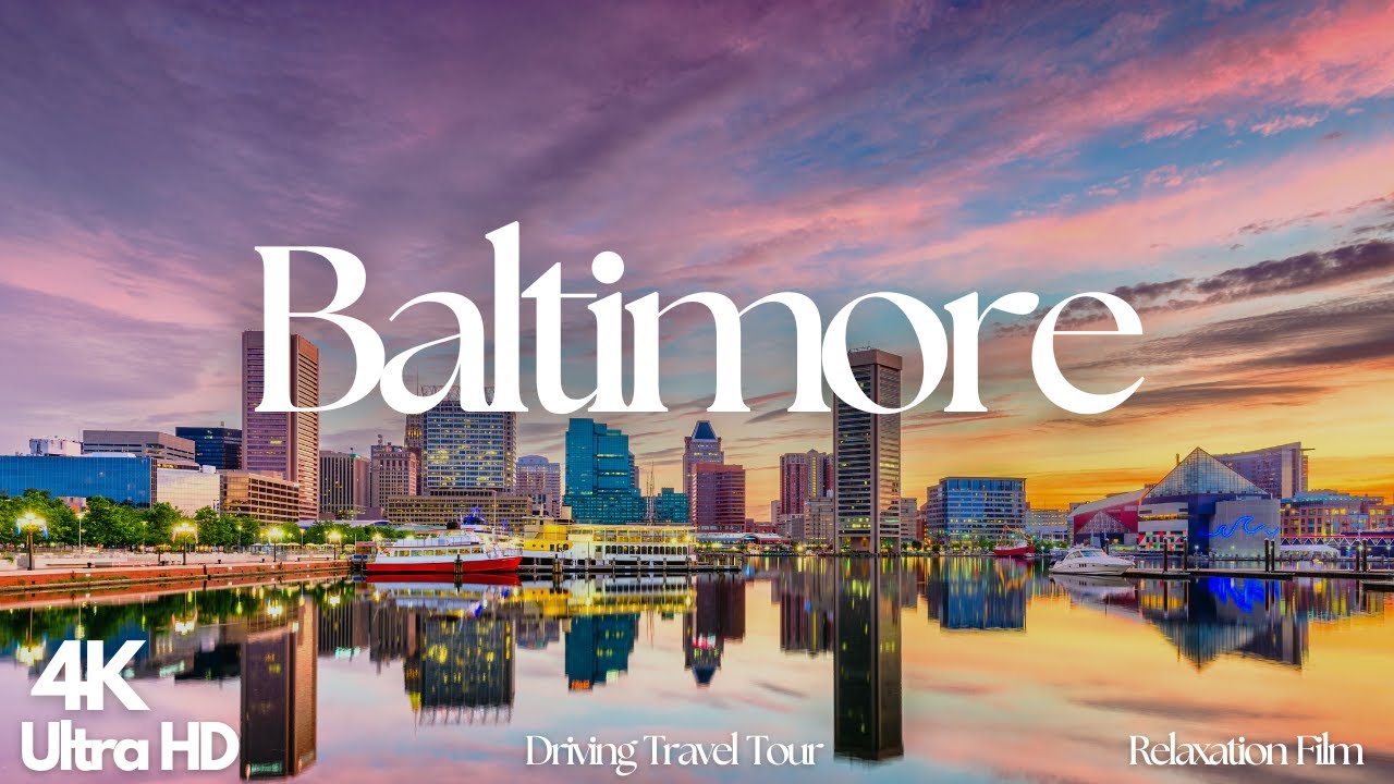 Driving Downtown Baltimore 4K - The Side of Baltimore They Don't Want You To See | Inner Harbor