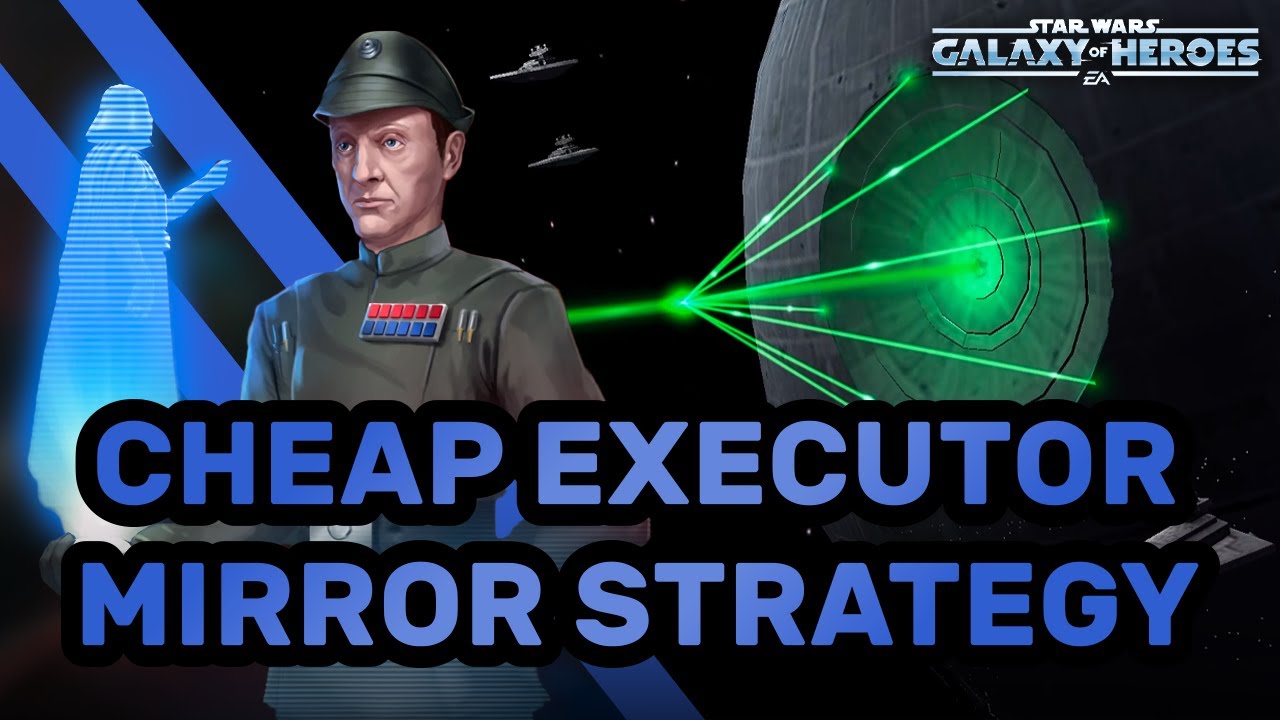 Possibly the CHEAPEST Executor Mirror build in game to beat RELIC 9 Admiral Piett?! | SWGOH Guide