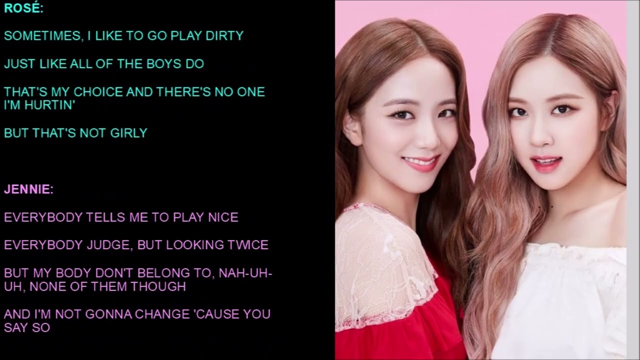 Tally Clean Version BLACKPINK Lyrics