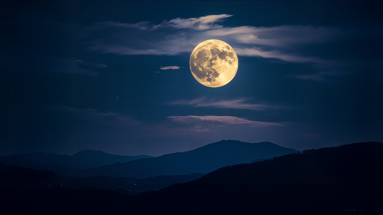Gentle Flute Music for Sleep 😴 Crickets & Night Ambience | Deep Relaxation Sounds
