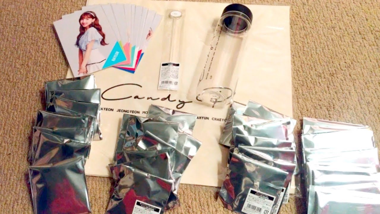 TWICE トゥワイス Candy Pop Cafe Merchandise Haul + Unboxing