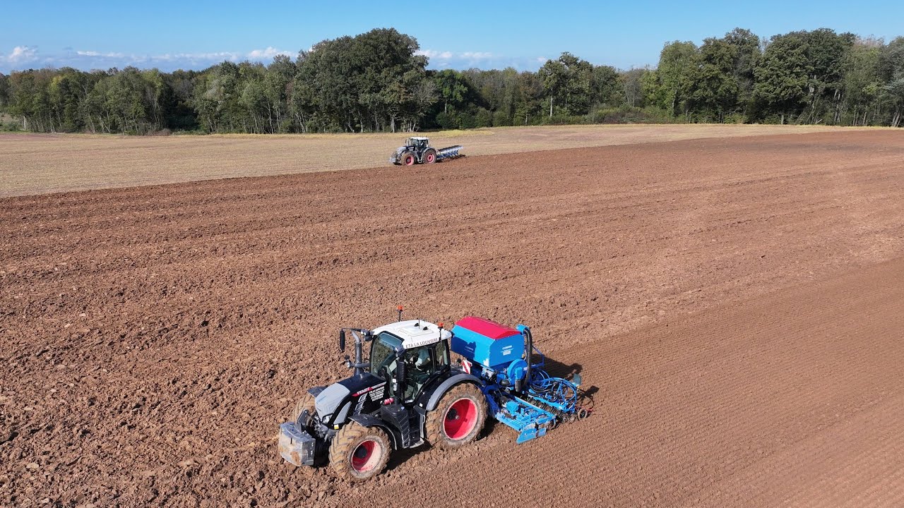 Lemken solitair 9 400K et Fendt 724 gen6 Black +  Juwel 10 MV 7 corps portée et Fendt 942 gen6 Black