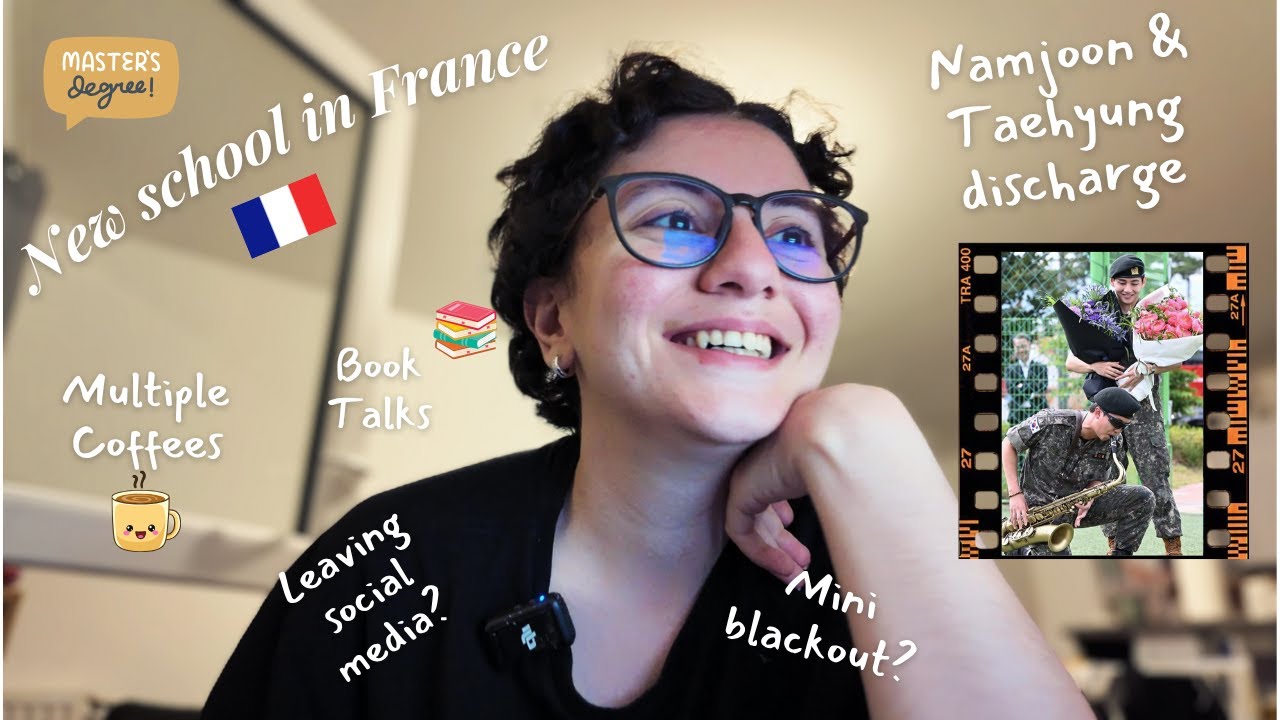 new uni (?), taejoon discharge, book talks, social media talks ⟭⟬ army⁷ vlog ⟬⟭