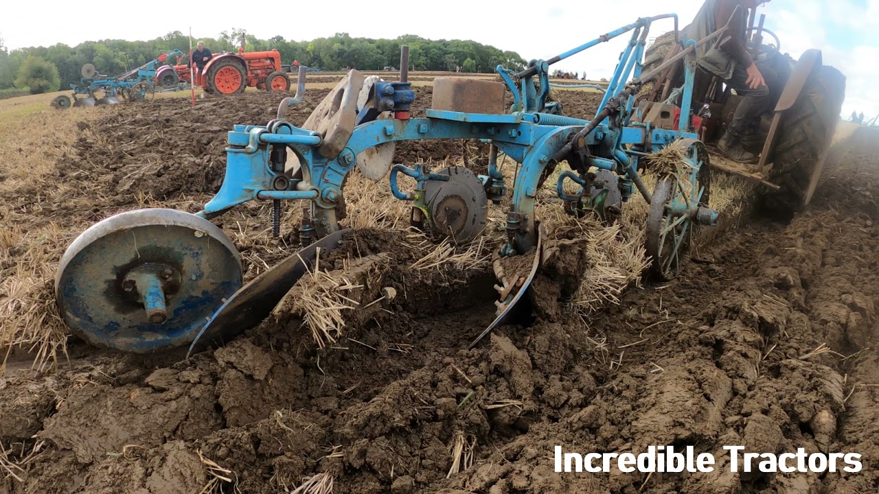 1944 Fordson Model N P4.247 4.0 Litre 4-Cyl Diesel Tractor (38 HP) with Ransomes Plough