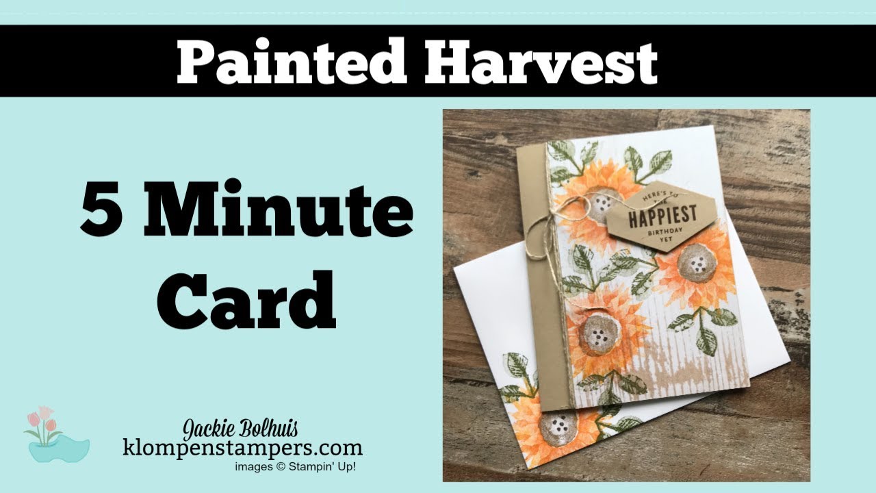 Birthday Card Idea: 5 Minute Card