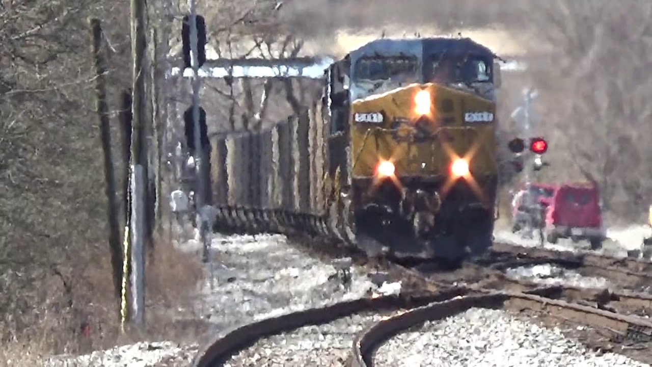 Csx N751-25 With Horn Show In Point of Rocks