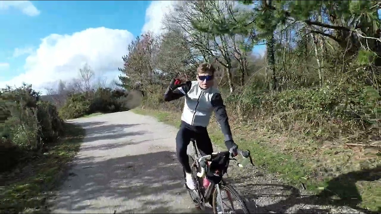 When your best mate is an international triathlete, and you're just trying to stay on his wheel 🤣