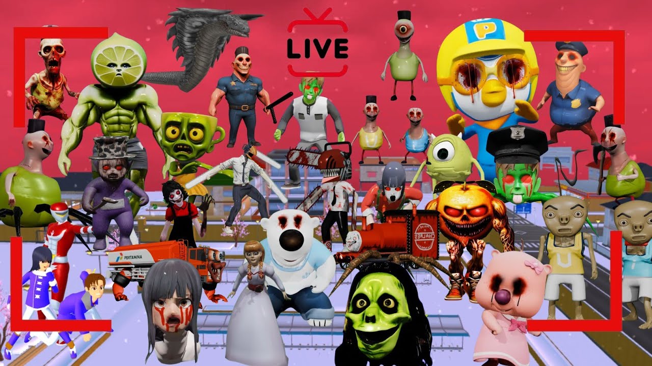 AYO!! Selamatkan Mio dari ZOMBIE PORORO! 😱Yuta Panik CCTV Rekam HAMOOD HABIBI dan Puluhan ANOMALI 👹😱