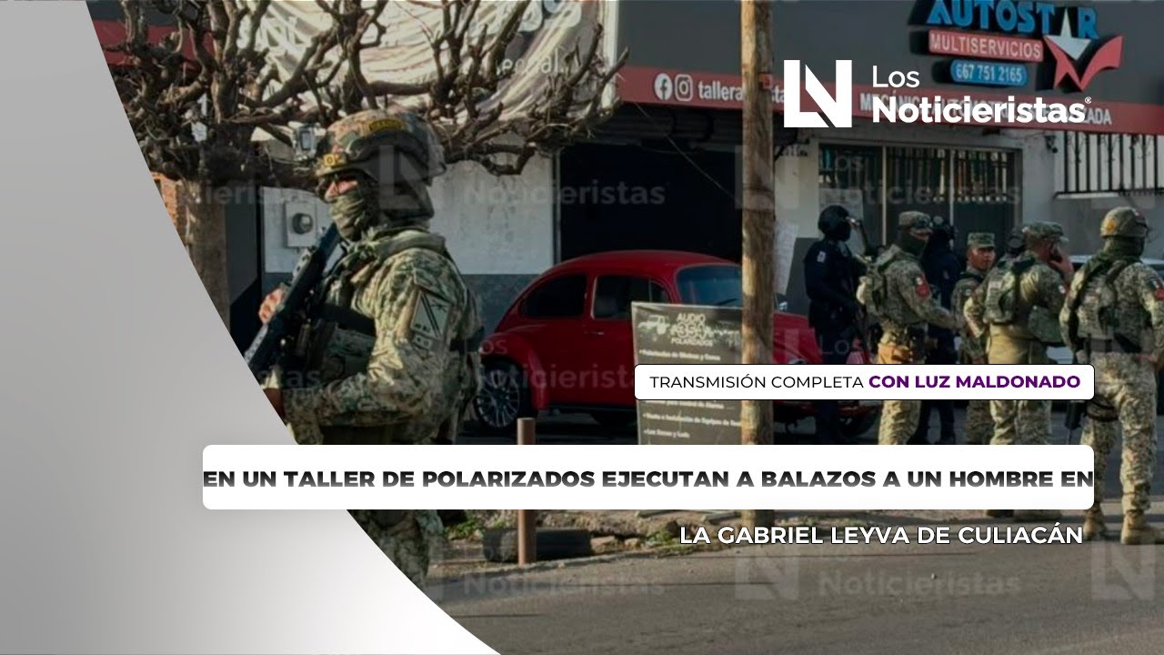En un taller de polarizados ejecutan a balazos a un hombre en la Gabriel Leyva de Culiacán