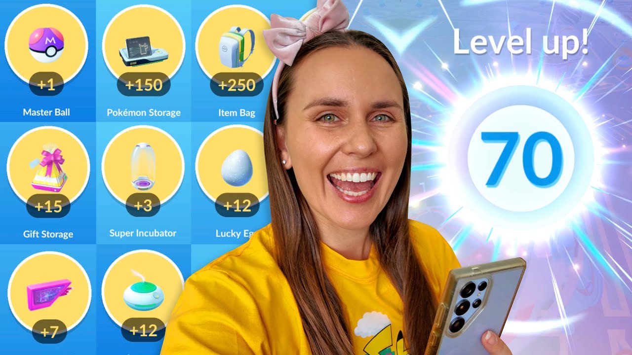 Я ДОСТИГ 70 УРОВНЯ в Pok&eacute;mon GO!