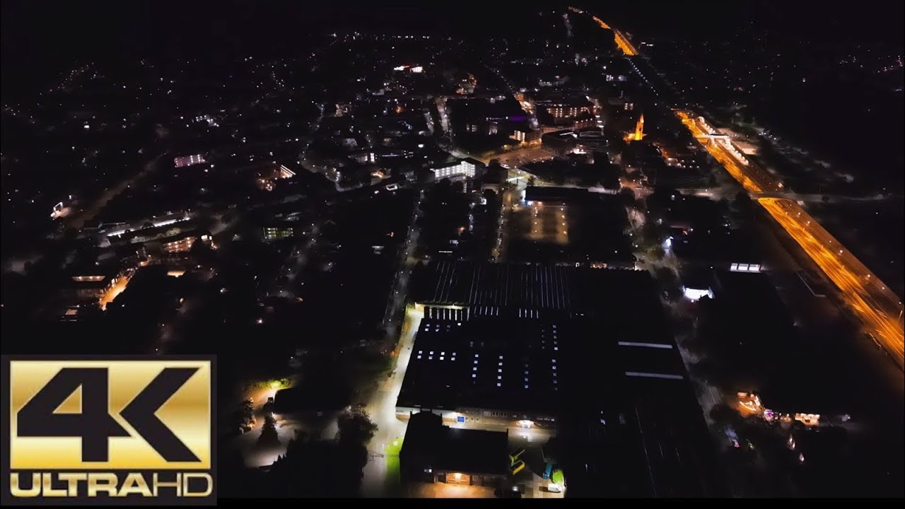 Night flying in Halloween🇳🇱#djiair3s#travel#dji#drone#halloween